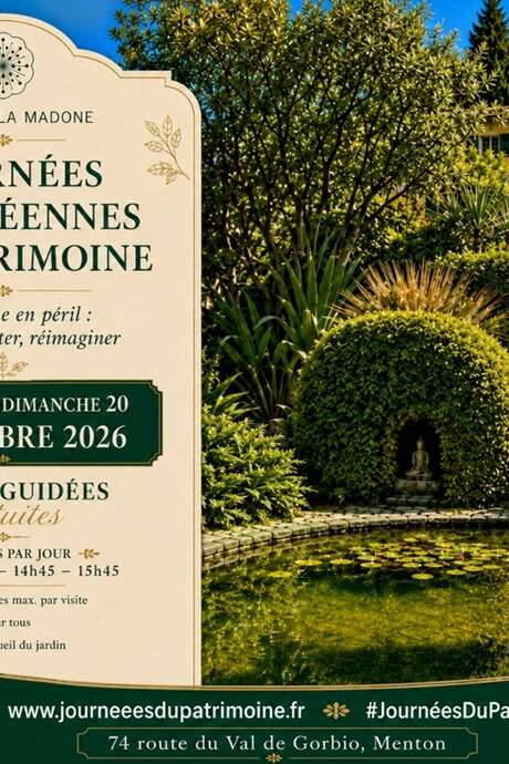European Heritage Days: Serre de la Madone Garden