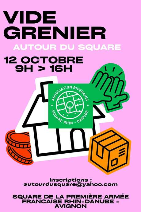 Vide-greniers Autour du square