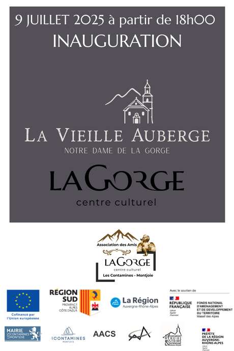 Inauguration du centre culturel de la Gorge et du restaurant "La Vieille Auberge"