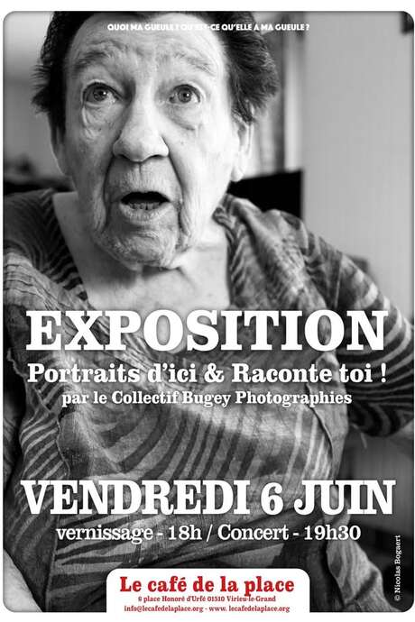 Portraits d'ici - Raconte toi!’ photography exhibition