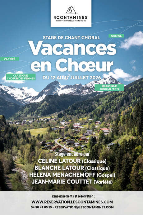 Stage de chant choral : Vacances en Choeur