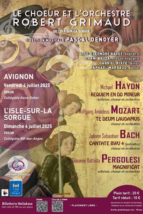 Le choeur et l'orchestre Robert Grimaud en concert