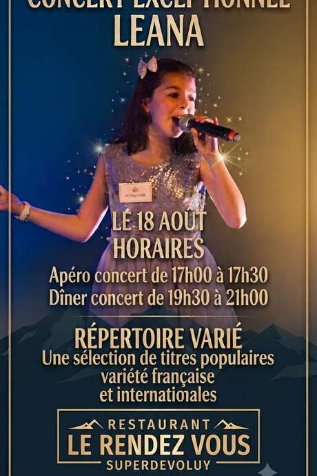 Concert de Léana au Rendez-vous