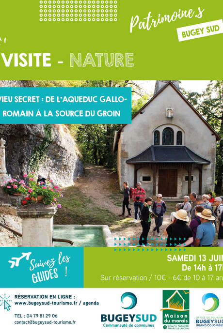 Guided tour "Vieu secret: from the Roman aqueduct to the Groin spring"