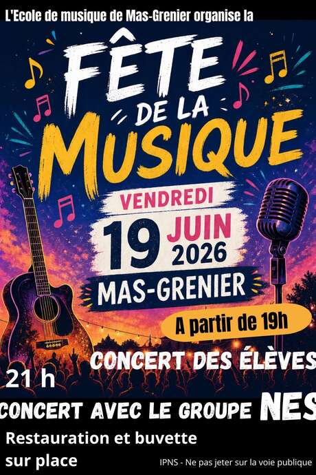 Fête de la musique à Mas Grenier