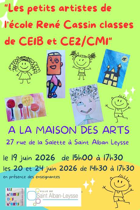 Les petits artistes de l'Ecole Renée Cassin