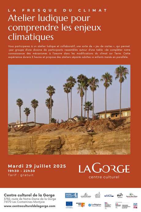 Atelier Fresque du Climat au Centre Culturel de la Gorge