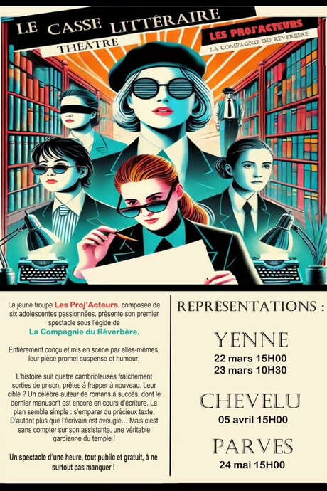 Le casse littéraire’ play