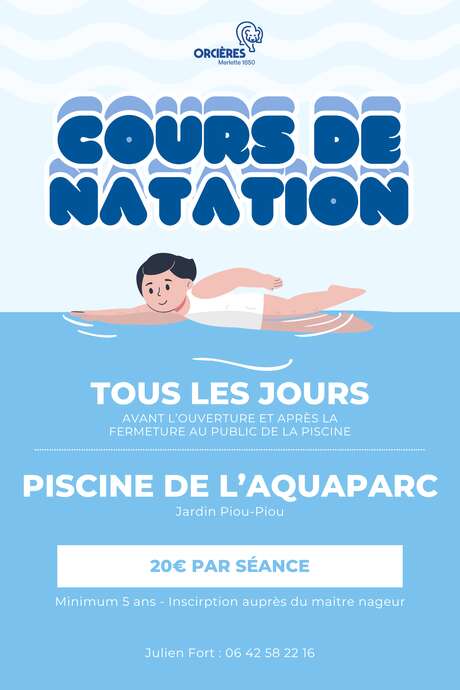 Cours de natation individuel