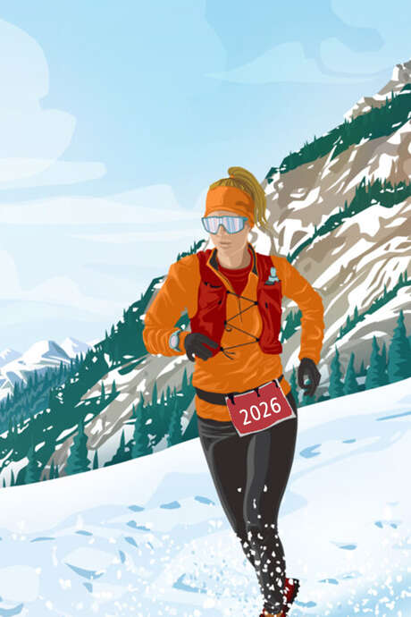 Snow trail du Queyras
