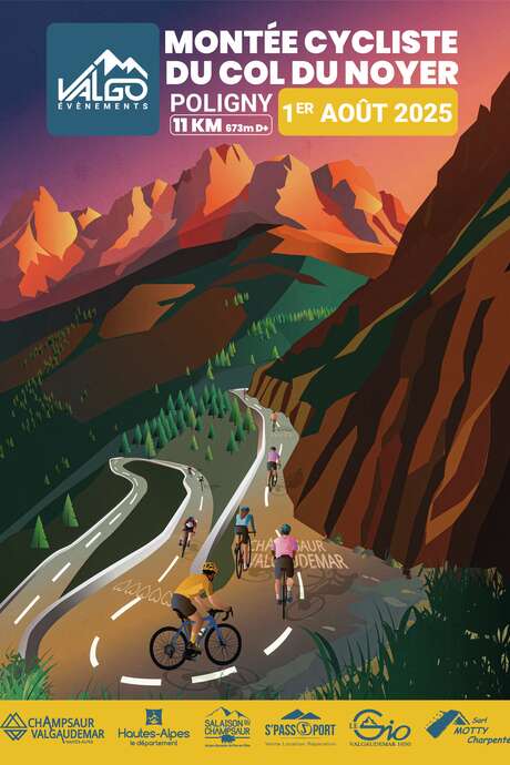 Montée cycliste du Col du Noyer