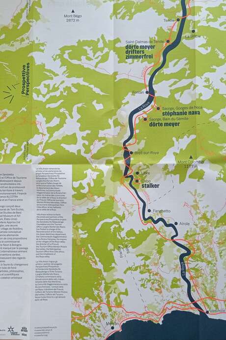 Parcours Artistiques dans la vallée de la Roya, "Prospettive Perspectives"