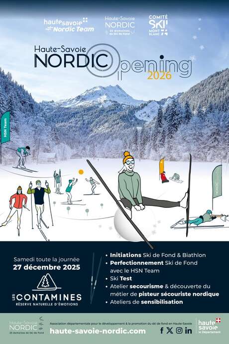 Haute-Savoie Nordic Opening 2026 au domaine nordique des Contamines