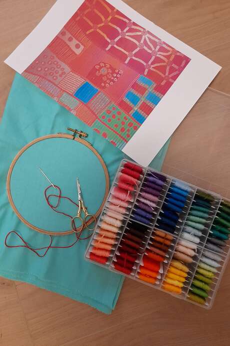 Atelier Broderie au musée des arts d’Afrique et d’Asie Sophie de Saint-Martin "MagiedeSoie"