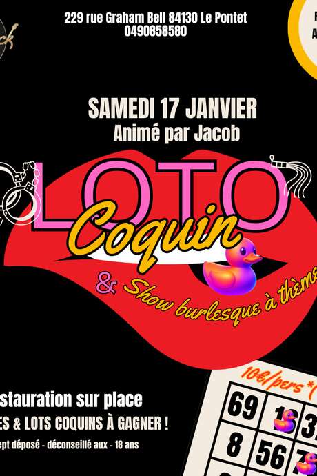 Loto coquin et show burlesque