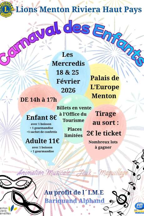 92ème Fête du Citron®  - Carnaval des enfants