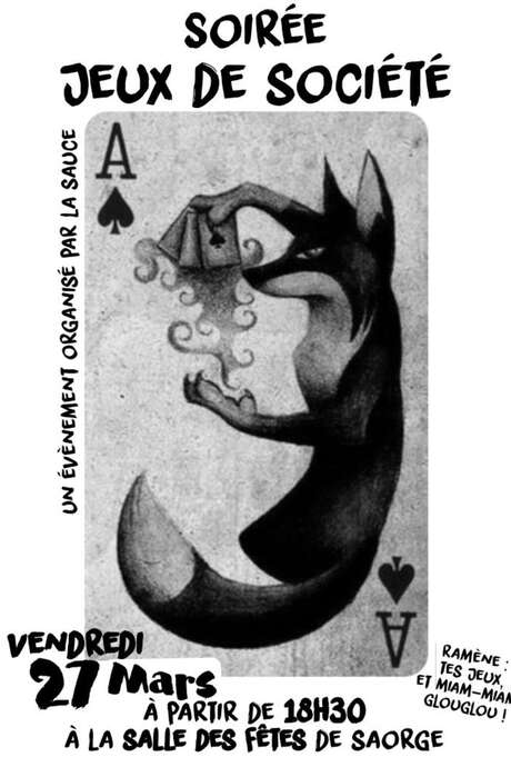 Soirée jeux de société