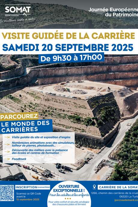 European Heritage Days: visit to the SOMAT quarry