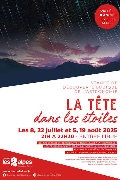 Atelier d'astronomie - la tête dans les étoiles