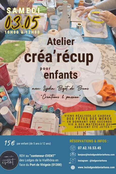 Atelier enfant créa'récup