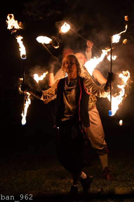 Spectacle enflammé - pirates et chamallow grillés