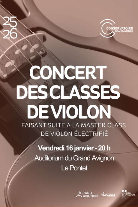 Concert des classes de violon