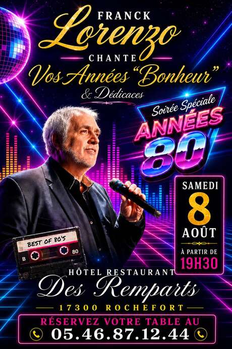 Besonderes Dinner Konzert : Die 80er – Ihre glücklichen Jahre