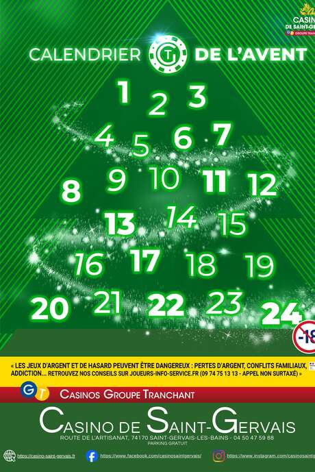 Le Calendrier de l'Avent du Casino