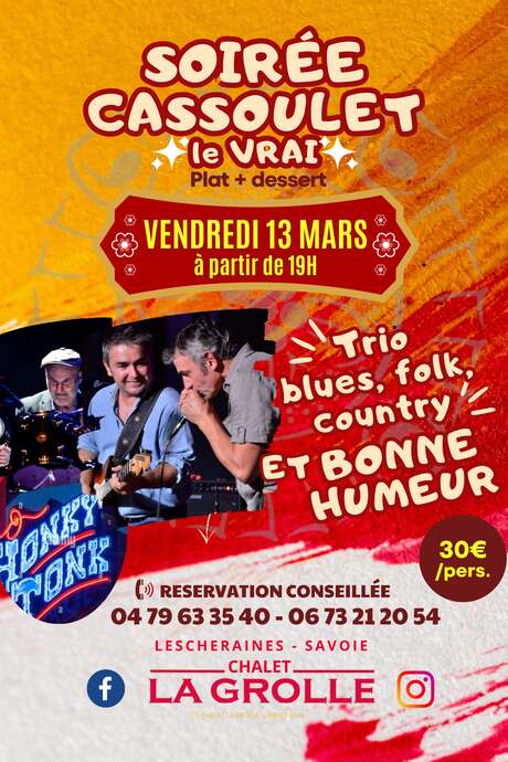 Soirée cassoulet, le vrai !