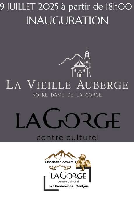 Inauguration du centre culturel de la Gorge et du restaurant "La Vieille Auberge"