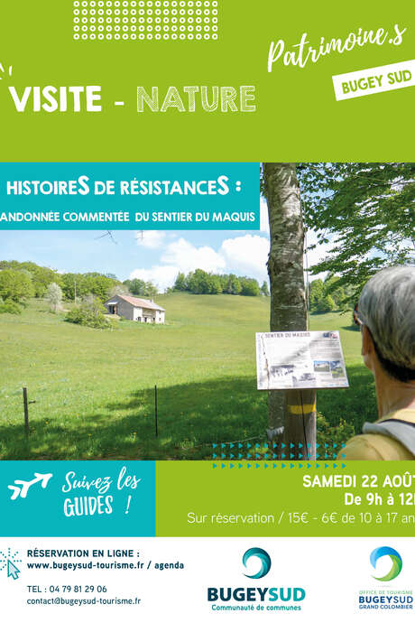 HistoireS de RésistanceS: guided tour of the Maquis trail on the Plateau de Retord