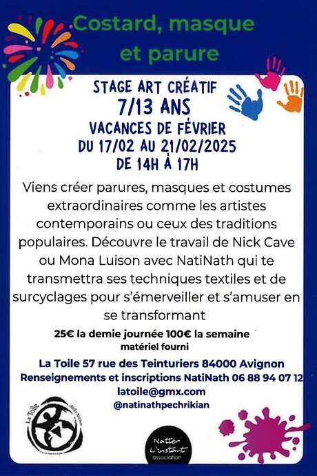 Stage Art Créatif - Costard, masque et parure