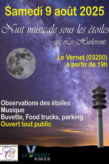 Nuit musicale sous les étoiles
