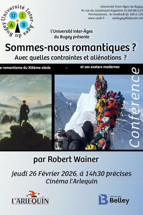 Conférence de l'UIAB : "Sommes-nous romantiques ?"