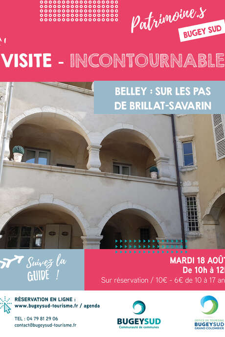 Visite guidée de Belley "Sur les pas de Brillat-Savarin"