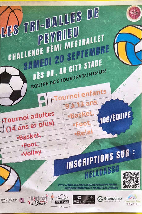 Tournoi sportif "Les Tri-balles de Peyrieu" : challenge Rémi Mestrallet