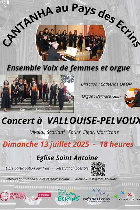 Concert : Ensemble vocal Cantanha "Les Écrins au choeur"