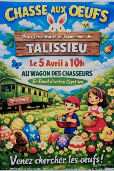 Chasse aux œufs à Talissieu