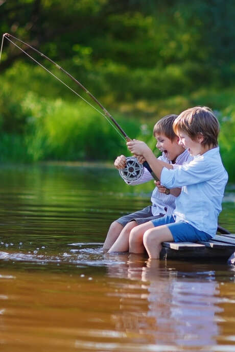 Découverte pêche en famille