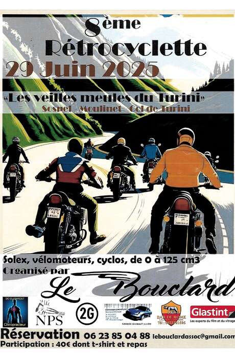 8 ème Retrocyclette "Les vieilles meules du Turini" (Die alten Mühlsteine des Turini)