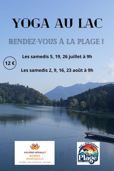 Yoga au lac