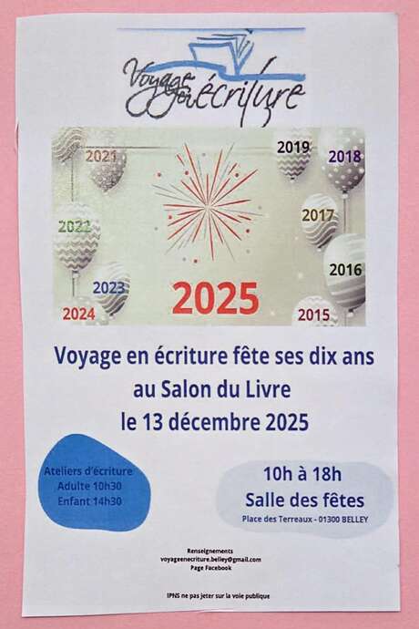 Voyage en écriture fête ses 10 ans