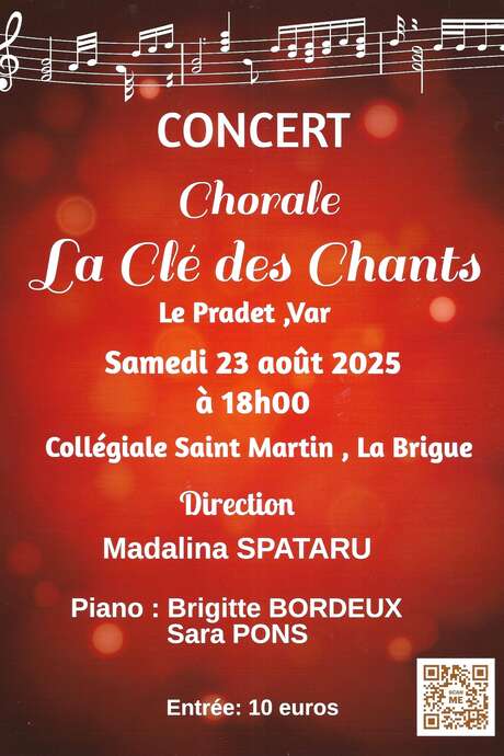 Concert chorale La cle des chants Le pradet