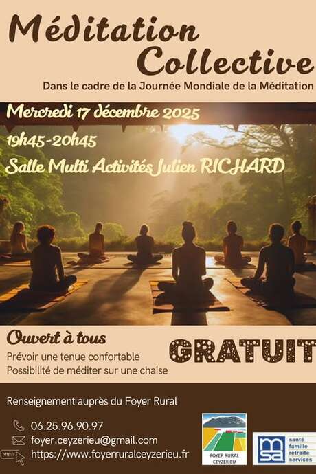 Group meditation session