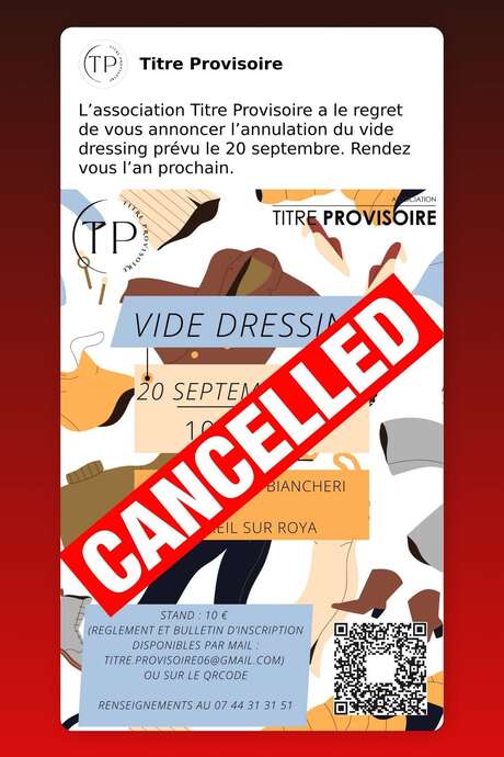 Vide dressing d'automne - ANNULE