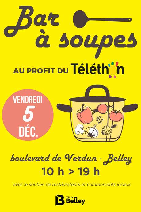 Bar à soupe au profit du Téléthon de Belley Bar à soupe au profit du Téléthon de Belley