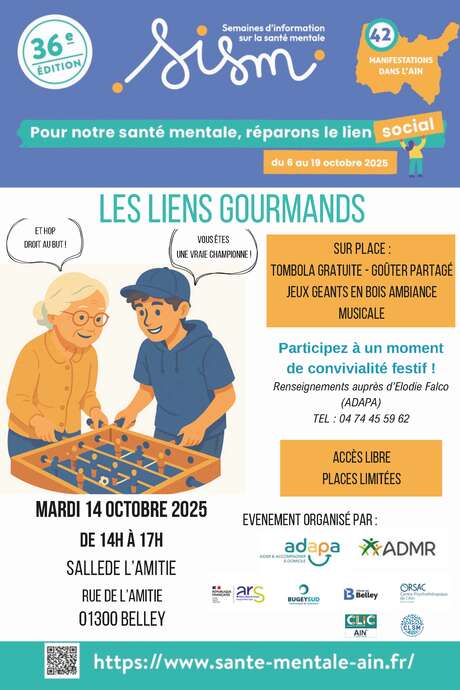 Les liens gourmands - Semaine de la santé mentale