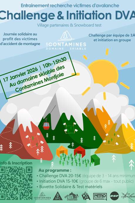 Challenge et initiation DVA sur le domaine skiable