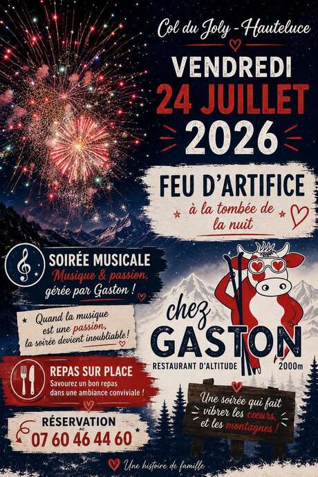 Soirée feu d'artifice et musique