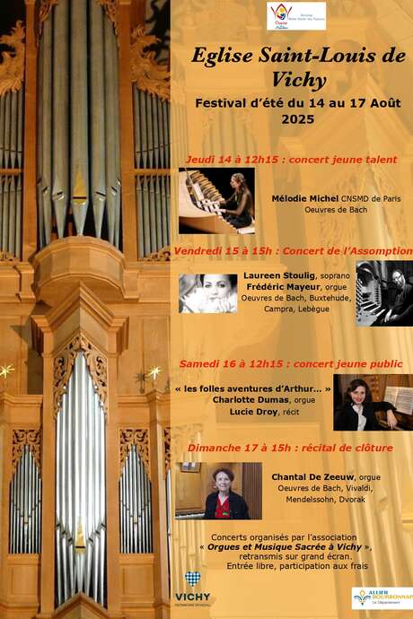 Festival d'orgue d'été - Concert de l'Assomption